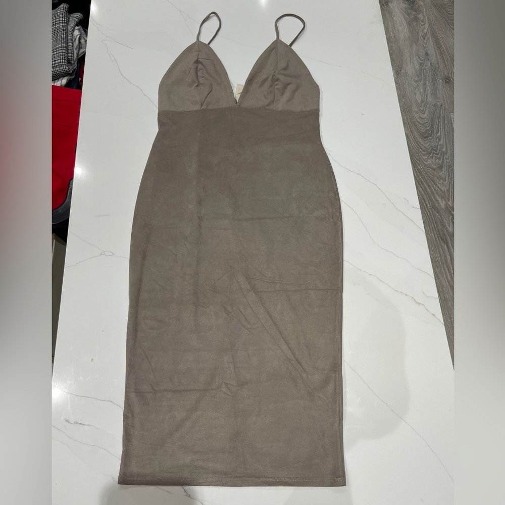 Primigi Strapless Tan Dress, M/L